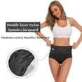 thumbnail image 4 of Tosmy Womens Underwear Women's 5-Pack Mixed Color Cotton Underwear High Waist Underwear Panties For Women, 4 of 4