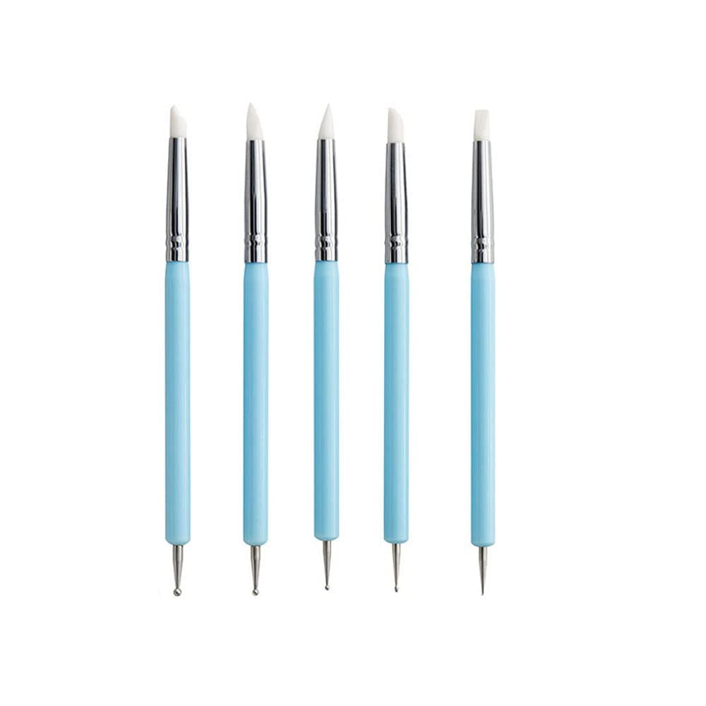 5Pcs Ball Embossing Stylus Pens - Stainless Steel Tracing Tools For Crafts & Art