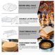thumbnail image 3 of Accesorios para freidora de aire, bandeja para Pizza, parrilla, estante para tostadas, almohadilla aislante, piezas de cocina para el hogar, parrilla para freidora de aire, 12 Uds., 3 of 5