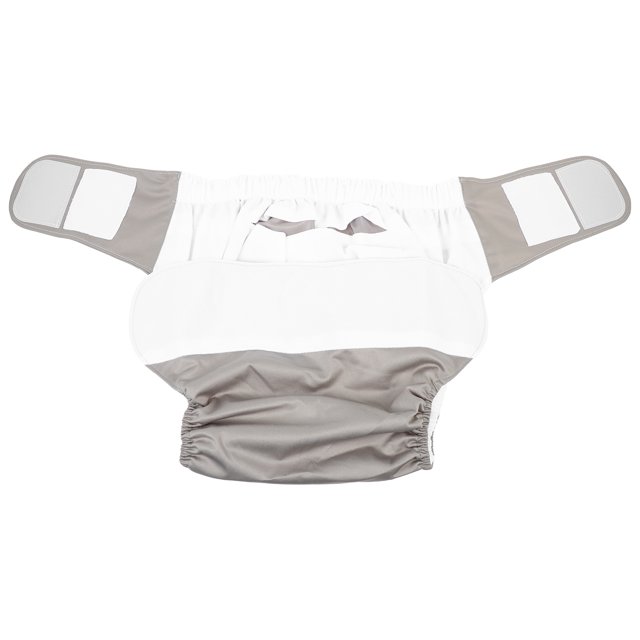 OULII Washable Incontinence Underwear Leakproof Diaper for Elders Adjustable 1Set