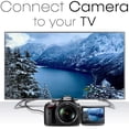 thumbnail image 7 of Cmple - Micro HDMI to HDMI Cable 3ft 4K Male to Male for DSLR, Digital Camera, Camcorder, Capture Card & Monitor - Black, 7 of 7