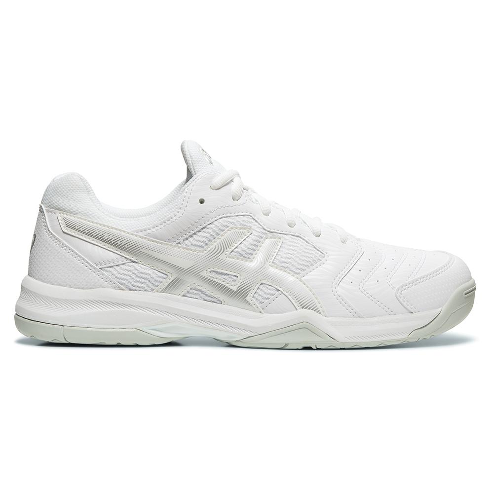 Asics Men`s GEL-Dedicate 6 Tennis Shoes White and Silver (  6   ) - image 2 of 5