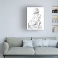 thumbnail image 2 of Trademark Fine Art Jennifer Paxton Parker Sitting Pose Ii Canvas Wall Art - 35x47, 2 of 5