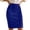 Blue, variant on Women’s Basic Stretch Work Pencil Skirts Plus Size Knee Length Bodycon Skirts High Waisted Slim Straight Comfortable Pure Color Short Skirt Casual Daily Commuting Wear White XL