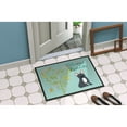thumbnail image 2 of Welcome Friends Black French Bulldog Door Mat, 2 of 4