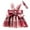 Red, variant on Monfince Dog Dress Harnesses with Leash Set 3 Pack JK Plaid Puppy Girl Skirt Doggy Dresses with Leash Ring Bunny Doggie Clothes for Small Medium Dogs Outfits Cat Apparel, 2XL