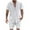White, variant on cllios Men's 2 Pieces Outfits Summer Beach Set Short Sleeve Button Down Flower Lace Shirt and Short Sets Vacatiob Sets for Men