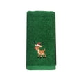 thumbnail image 2 of Kumdkd Green Santa Claus Garland Elks Embroidered Cotton Kitchen Hand Towel Holiday Gift for Christmas Home Decor, 2 of 6