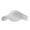 White, variant on QSAWXQZ Men's Cotton Sun Visor Cap Open Top Adjustable Sports Hat for Golf Running Outdoor Free Size