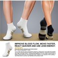 thumbnail image 2 of Bas de Compression pour Femmes et Hommes Circulation (3/6/7 Paires) 15-20 mmHg Est Idéal pour la Course Athlétique et le Cyclisme, 2 of 7