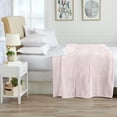 thumbnail image 2 of Great Bay Home Velvet Plush Fleece Solid Warm and Cozy Bed Blanket  (Twin, Pale Pink), 2 of 5