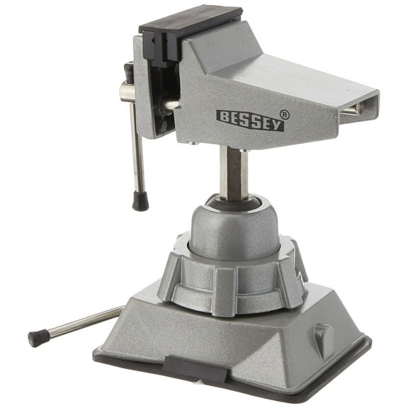 BESSEY BV-VB Vacuum Base Vise, Silver