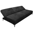 thumbnail image 4 of Sofa Cama Reclinable El Bazar Store Vegas Terciopelo Gris Oxford Futon 3 posiciones Sala, 4 of 6