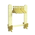 thumbnail image 2 of Soporte de estante para pendientes con perchas para abrigos, Mini colgador de collar y pendientes, estante acrílico, soporte de joyería, organizador, Amarillo Yinane colgador de pendientes, 2 of 8