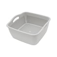 thumbnail image 3 of deevoka Double Layer Fruits Vegetable Washing Basket Fruit Cleaning Basin for Salads Grey L, 3 of 9
