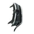 thumbnail image 5 of LABLT Front Bumper Cover Grid Upper Trim+Lower Grille Fit For Honda CRV 2015 2016 Chrome Black, 5 of 6