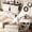 White-Style 1, variant on Puremind Full Size Murphy Bed with Tri-Foldable Mattress, Cabinet Bed with Charging Station and Storage Drawer, Murphy Bed Furniture for Guest Room/Home/Office, Gray