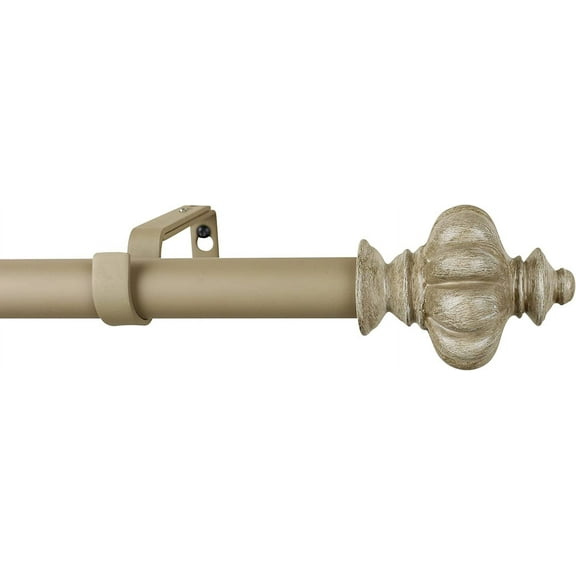 Urbanest Regina Adjustable Single Drapery Curtain Rod & Hardware Set