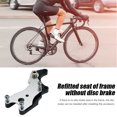 thumbnail image 3 of tamizeot Mountain Road Bicycle Disc Mount Aluminum Alloy Modification Upgrade Replacement Brake Conversion Adapter Supply Silver, 3 of 6