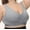 Gray, variant on qolati Seamless Sport Bras for Women Full Coverages Wireless Push Up Bra Comfort No Underwire V Neck Bralettes Everyday Bras D Cups