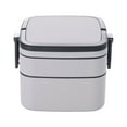 thumbnail image 1 of Dvkptbk Lunch Box Double-Layer Portable Lunch Box with Lid Lunch Box Heatable Lunch Box Student Lunch Box Camping Essentials, 1 of 1