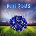 thumbnail image 5 of KAIYANG 1 par de pompones de porristas, pelotas de mano de plástico de alta calidad para ejercicios aeróbicos (rojo) AZUL, 5 of 5