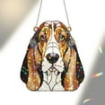 thumbnail image 6 of 89Bloom Basset Hound Stained Glass Hologram Ornament, Dog Stained Glass Suncatcher Ornaments Home Decor, Dog Holographic Ornaments, 6 of 7