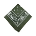 thumbnail image 2 of Unisex Cotton Paisley Tie-Dyed Square Bandana Headscarf, Vintage Breathable Pocket Square Hairband Hip Hop Face Mask Neck Wrap for Daily Fashion Styling, 2 of 5