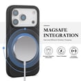 thumbnail image 4 of Genuine Leather Case for iPhone 17 Air (6.5 inch), Vintage Pull-up Leather Case with Soft Fiber Lining, Lip Screen Protection, Fit for MagSafe Black, 4 of 6