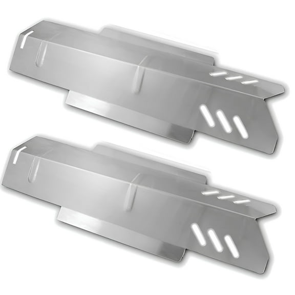 Set of Two Stainless Steel Replacement Heat Plates for Dyna-Glo Bbq Grill models DGF350CSP, DGF350CSP-D
