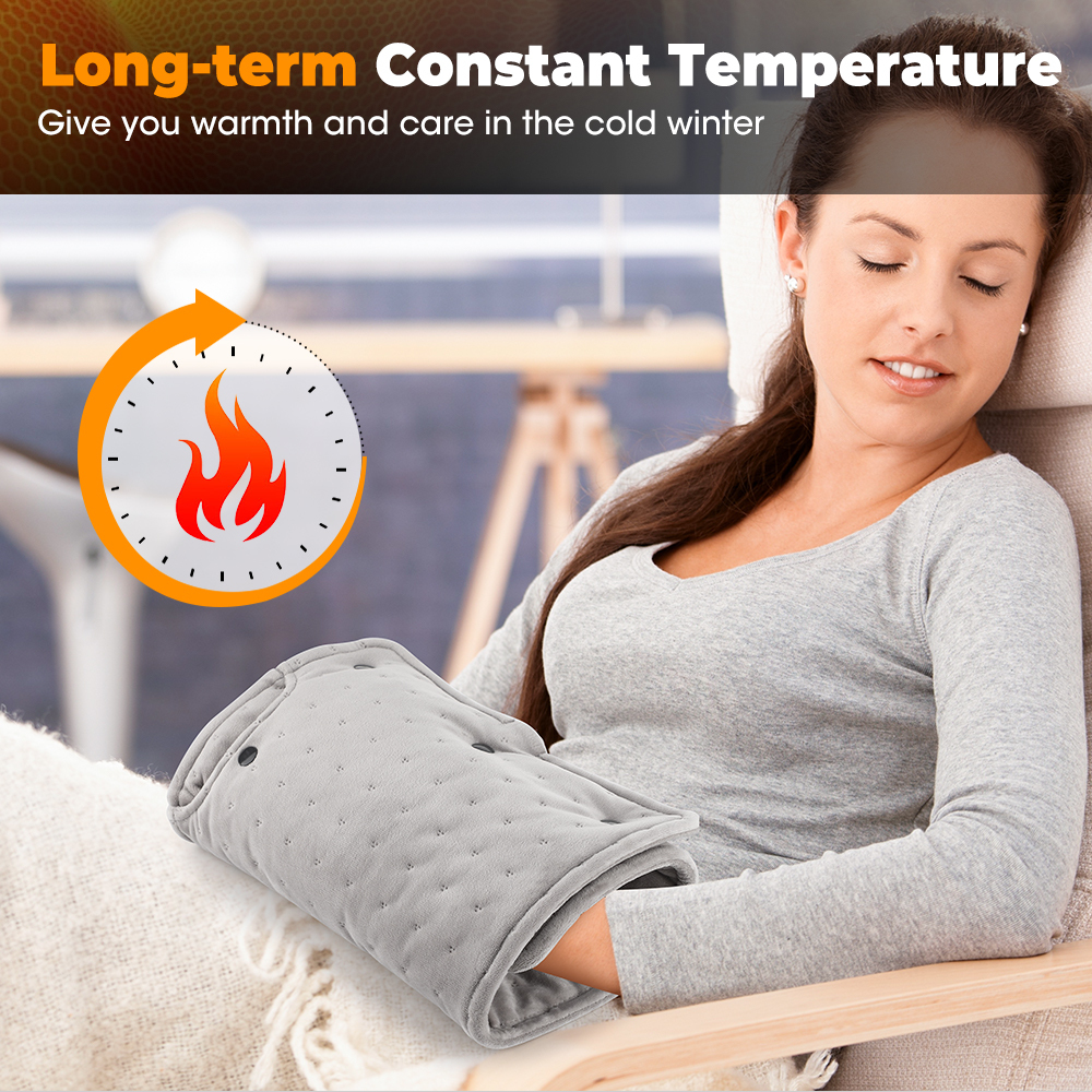 Electric Heating Pad Hand Warmer, USB Plug-in Heating Pouch, Heated Gloves Handwarmers Bag for Women Men Elde, Waterless Hand Warming Artifact in Winter