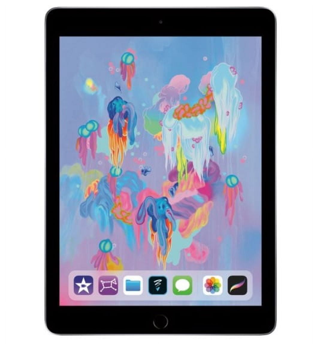 Restored Apple iPad 6 (6th Gen, 2018) 128GB, Space Gray, WiFi Only