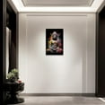thumbnail image 3 of Abstract Buddha Painting Colorful Graffiti Buddha Statue Wall Art Zen Picture Meditation Canvas Artwork Spa Prints for Spiritual Buddhism Prayer Room(Picture-1, (12.00" x 18.00")), 3 of 6