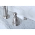 thumbnail image 3 of Kingston Brass KB1978PL Heritage Widespread Bathroom Faucet with Plastic Pop-Up, Brushed Nickel, 3 of 5