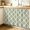 Green, variant on Red Morocco Cabinet Curtains 28"W x 35L, Geometric Moroccan National Abstract Art Under Sink Skirt for Bathroom Vanity Kitchen Self Adhesive, Dust-Proof Privacy Curtain for Closet Shelves Laundry