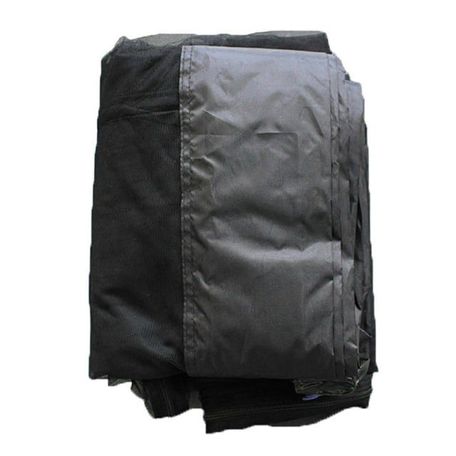 koolsoo Umbrella Netting Cover Bug Mesh Screen Dia 3m for Patio Porch Deck black