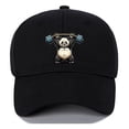thumbnail image 1 of PMVFHDE Unisex Stylish Solid Color Casual Wear Daily Baseball Cap Versatile Design For All Seasons Black, 1 of 2