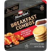 HORMEL BLACK LABEL BREAKFAST COMBOS Pancakes with Bacon and Syrup Cakes, Refrigerated, 2.83oz Plastic Microwaveable Tray