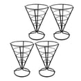 thumbnail image 4 of Chip Cone Basket Iron Food Serving Equipment Special Events Conical Shape Western Restaurant Style, 4 of 5