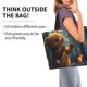 thumbnail image 2 of Disketp Cute Butterfly Bear Bolsa Tote Estampada para Mujer, Bolso de Hombro y de Mano para Compras y Viajes, 2 of 8