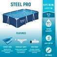 thumbnail image 2 of Bestway Pro 9'10" x 6'7" x 26" Rectangle Above Ground Pool w/DuraPlus Liner, 2 of 12