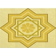 thumbnail image 1 of Ahgly Company Indoor Rectangle Patterned Bee Yellow Area Rugs, 2' x 5', 1 of 6