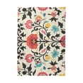 thumbnail image 6 of Yayeee Tablecloths for Rectangular Tables 54 x 54 inch Party Table Cover, Beige Red Floral, 6 of 6