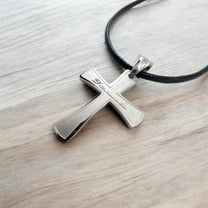 Cross Jesus (wadnfour) Necklace Black Cord