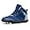 Blue, variant on Jakcuz Men Snow Boots Warm Ankle Boots Fur Lined Water Resistant Winter Shoes with Non-slip Outsole