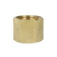 thumbnail image 2 of 1/4" Compression Nut Hex Shape 7/16"-24 Thread Size Solid Brass Fitting New, 2 of 3