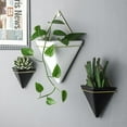 thumbnail image 2 of 2Pcs Nordic Ceramic Wall Planter Triangular Mini Succulent Planter Hanging Planter Modern Wall Decor, 2 of 5