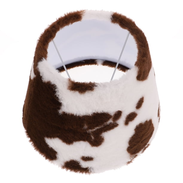 Lámpara de peluche patrón creativo lámpara cubierta lámpara de mesa lámpara de noche sombra