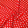 thumbnail image 2 of Waverly Inspirations 1 Yard Cut 100% Cotton Big Dot Print Fabric, Poppy Red, 44" Wide for Quilting & Sewing, 2 of 8