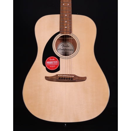 Fender  California Standard Redondo Left-Handed, Spruce Top, Black Pickguard, Natural